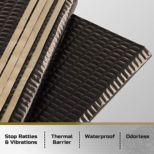Siless Black 50 mil 52 sqft Sound Deadening mat - Sound Deadener Mat - Car Sound Dampening Material - Sound dampener - Sound deadening Material Sound Insulation - Car Sound deadening - Image 5
