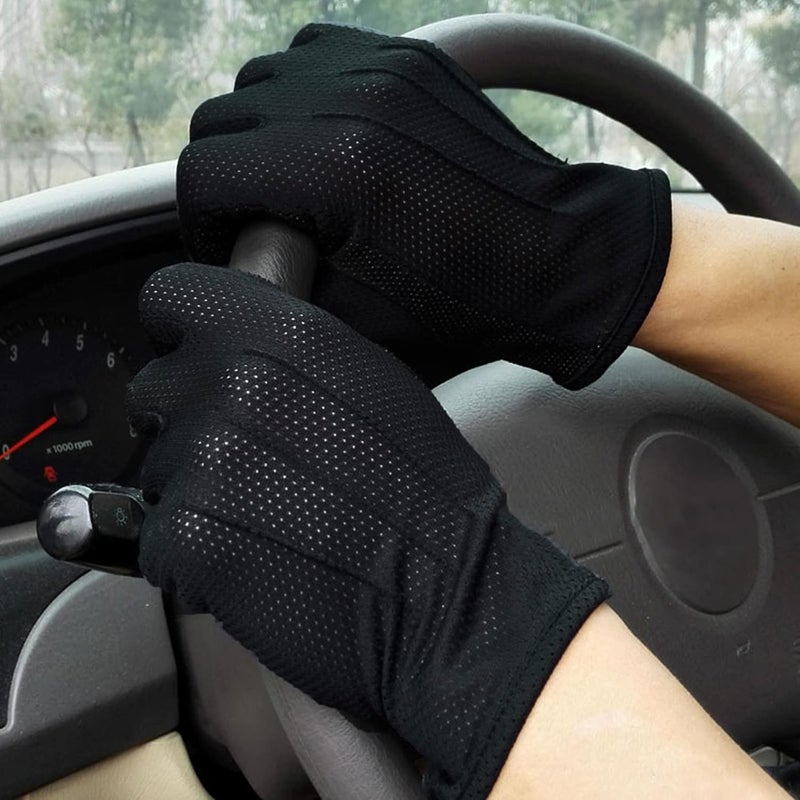 XINCHIA UV Protection Summer Mesh Driving Gloves for Men and Women - Image 1