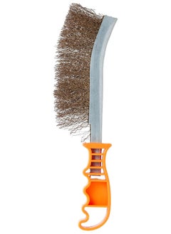 MAFRA Ma Fra Cleaning Rust And Slag Hand Wire Brush With Brass Bristles  - Image 2
