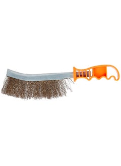 MAFRA Ma Fra Cleaning Rust And Slag Hand Wire Brush With Brass Bristles  - Image 1