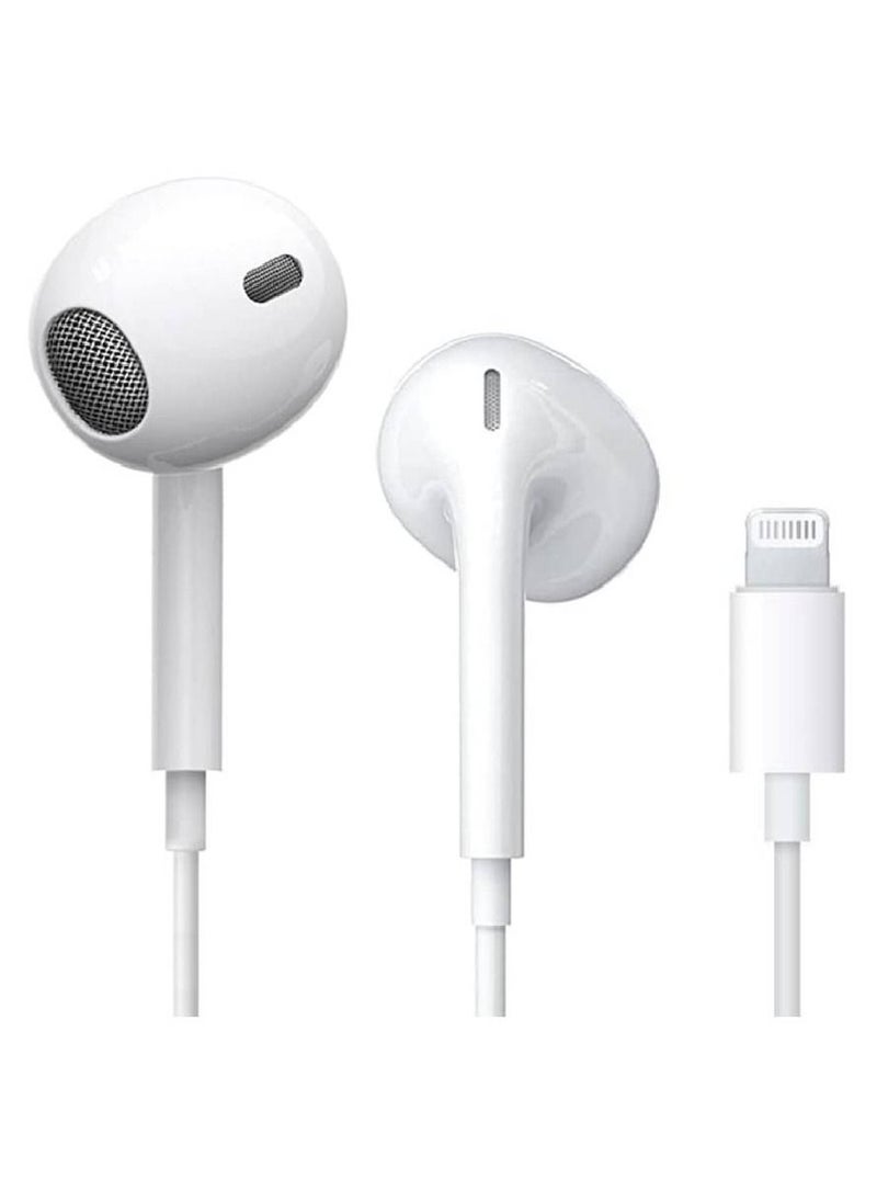 GENNEXT - Lightning Headphone  Wired for iPhone 13 Built-in Microphone & Volume Control, in-Ear Stereo Headset Compatible with iPhone 13 Mini/SE/12 Pro/12Pro Max/11/X/8 7-All iOS System - Image 1