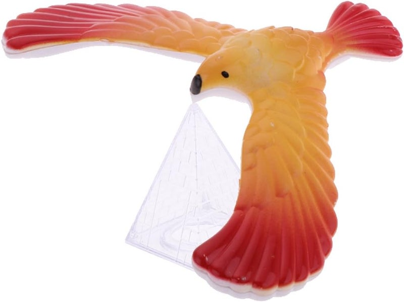 klarako Amazing Balancing Eagle with Pyramid Stand Bird Desk Toy Kid Learning - Image 1