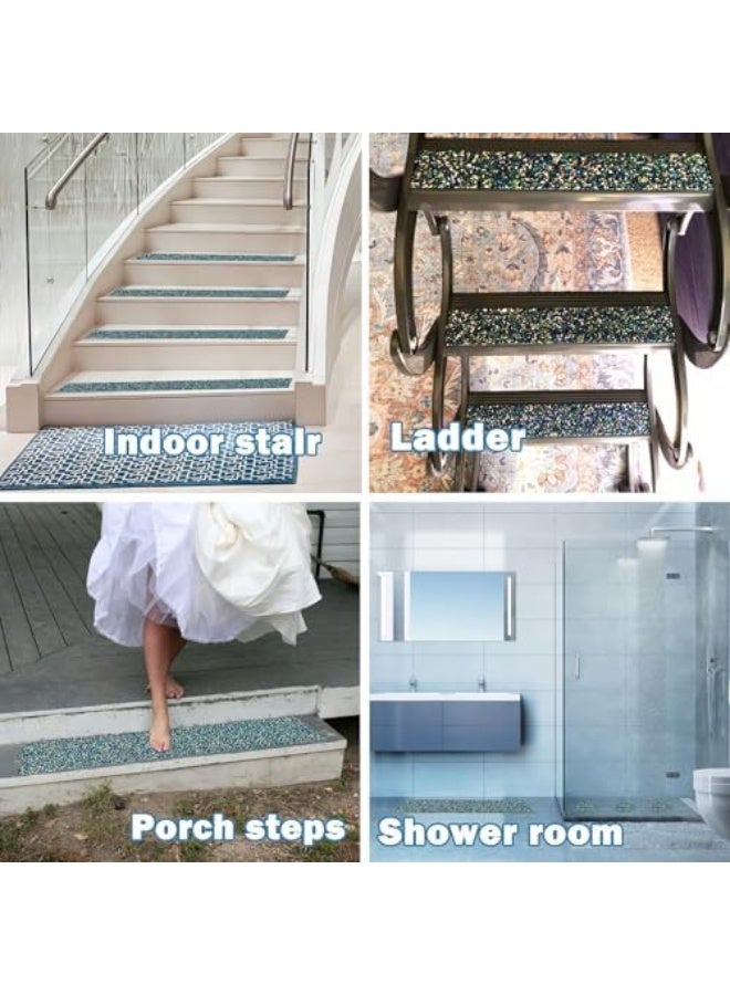 LAMAY Rubber Anti-Slip Tape Provides Superior Friction and Grip. Ideal for Stair Tread Traction, Pools, Pathways, Bathrooms, and Wooden Stairs(4" Wide x 16.4' Long) - Image 2