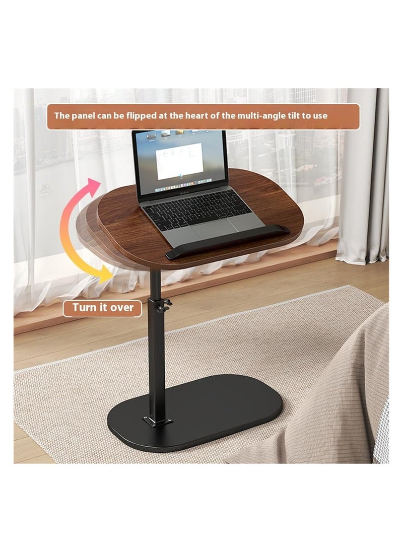 Adjustable Height C Shaped Side Table,360°Swivel Flip Top C Shaped End Table for Couch,C Shaped Laptop Stand Coffee Table for Sofa/Bed/Bathtub (Walnut) - pzsku/ZCE074C2995A810AF5F80Z/45/_/1734595122/7132b073-dafb-42cc-b487-54a699bfe9a9