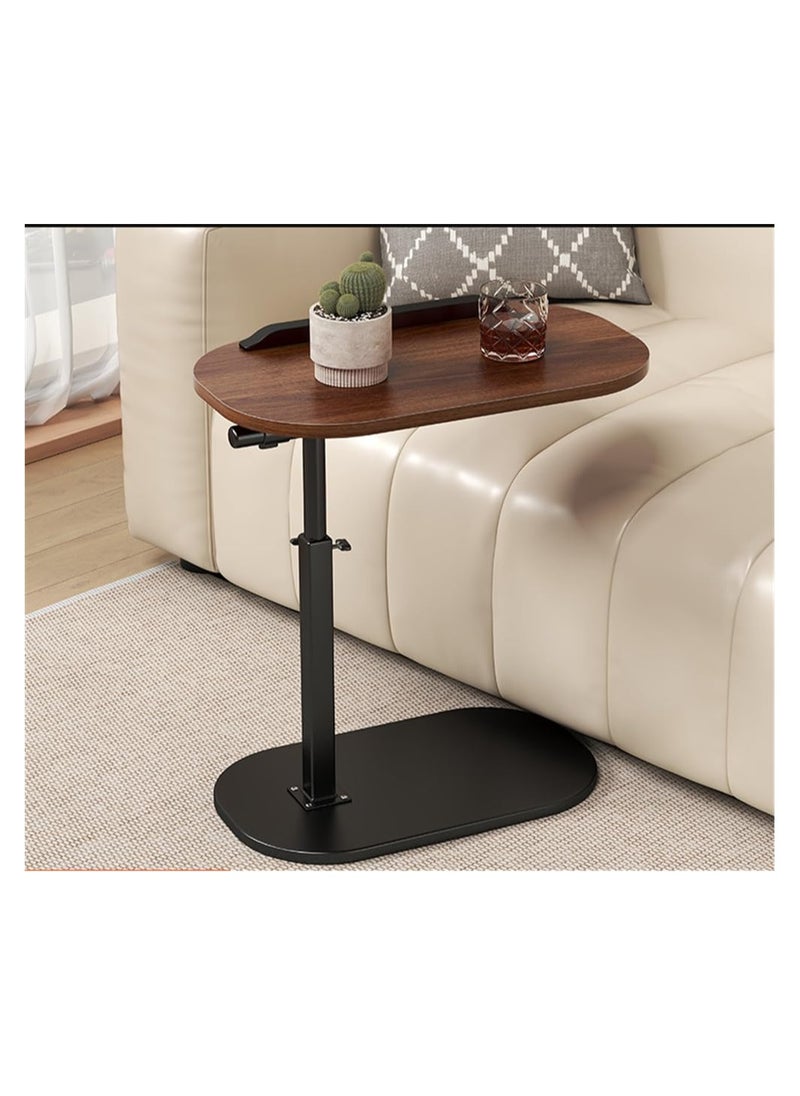 Adjustable Height C Shaped Side Table,360°Swivel Flip Top C Shaped End Table for Couch,C Shaped Laptop Stand Coffee Table for Sofa/Bed/Bathtub (Walnut) - pzsku/ZCE074C2995A810AF5F80Z/45/_/1734595161/d7fe63d0-fc6c-4917-8ab1-fd012000032c