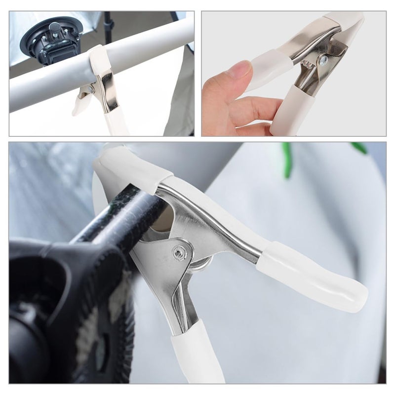 Heavy Duty Plastic Spring Clips 8pcs For Backdrop Photography And Crafts - Image 3