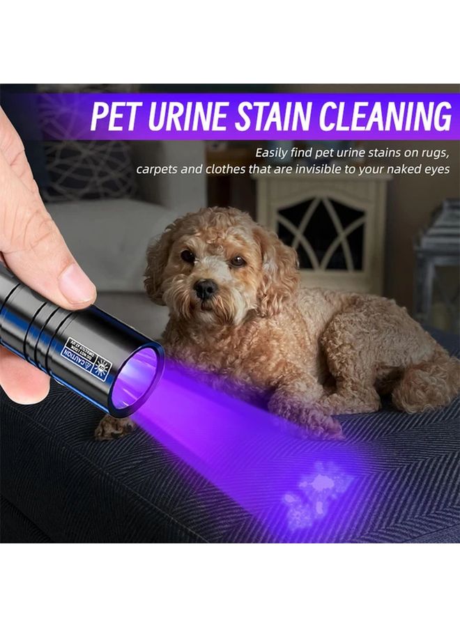 Portable UV LED Flashlight USB Rechargeable 395nm Black Light Pet Urine Detector - Image 5