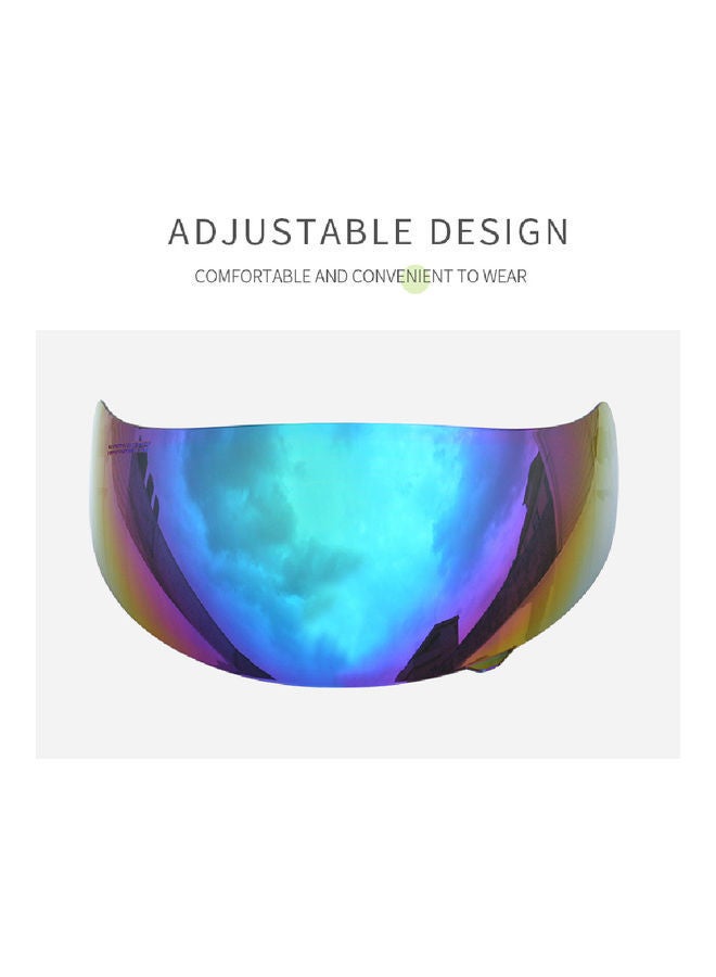 NIBEMINENT Motorcycle Anti-UV Anti-Scratch Wind Shield Helmets Lens Visor - Image 3