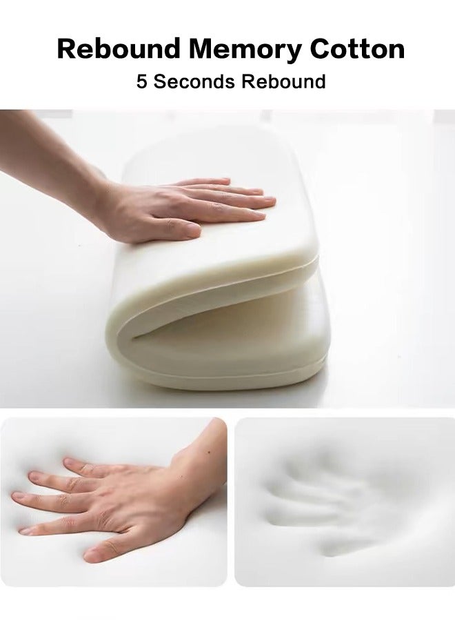 Chair Cushions for Dining Chairs, Memory Foam Kitchen Seat Cushions, Non-Slip Chair Pads with Ties, Foam Comfortable Chair Pad for Kitchen, Slip Resistant Indoor Seat Cushion for Kitchen, Dining Room, Office, Patio Chairs  - Image 4