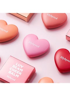 lilybyred lilybyred LUV BEAM Cheek Balm | Soft Color, Glowy Finish, Creamy Texture | Natural-Looking Flush | Korean Beauty (02 Innocent Pink)  - Image 4