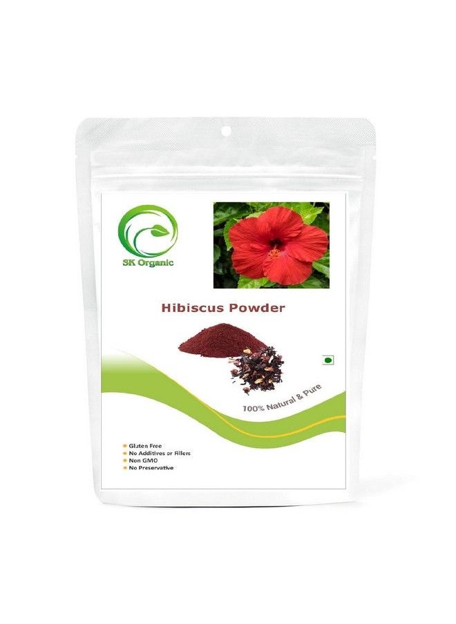 SK ORGANIC Hibiscus Powder  For Hair Fall And Growth  - Image 2