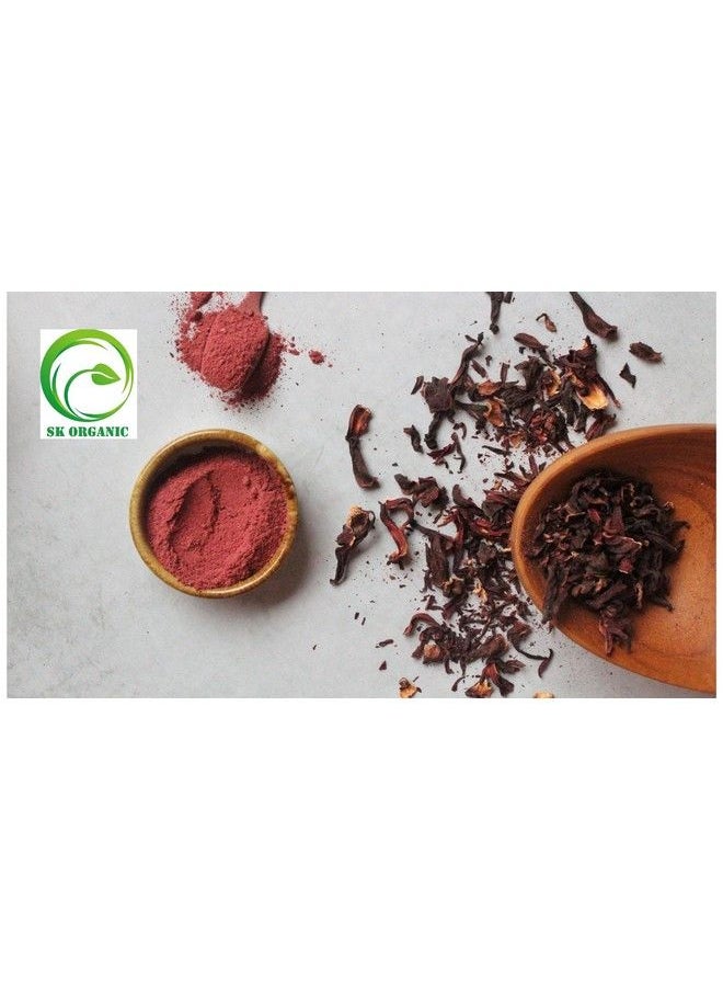SK ORGANIC Hibiscus Powder  For Hair Fall And Growth  - Image 5