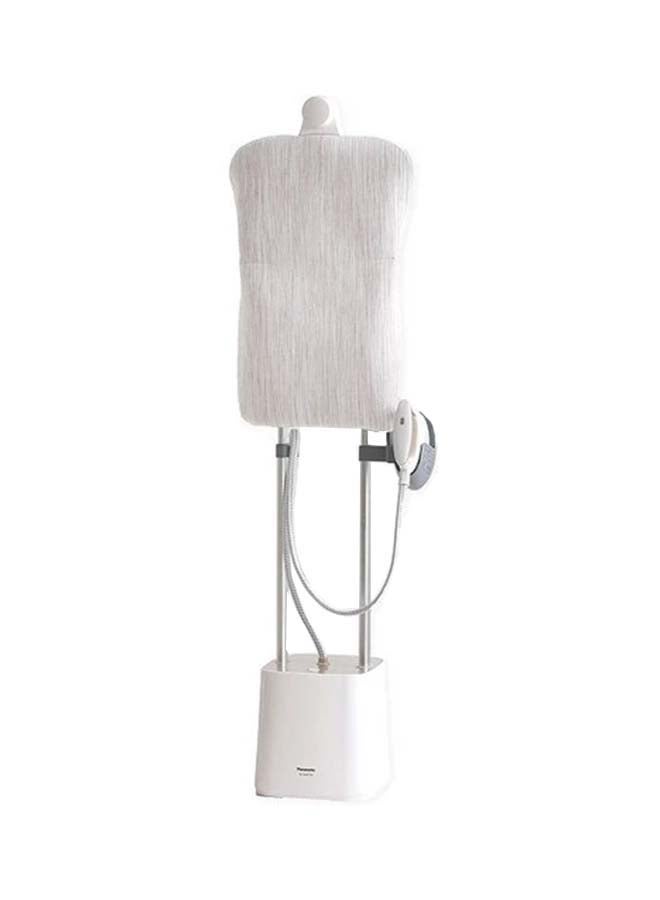 Dual Pole Garment Steamer Adjustable Board Dual Boiler 6 Stages Variable Steam 1.6 L 2400 W NI-GWF150WTH White