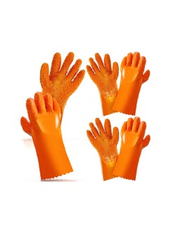 Y&D SYOSI, 3 Pairs Sewer Non Slip Gloves, PVC Gloves Reusable Abrasion Resistant, Drain Cleaning Waterproof Safety Work for Men Women Plumber Tools  - Image 1