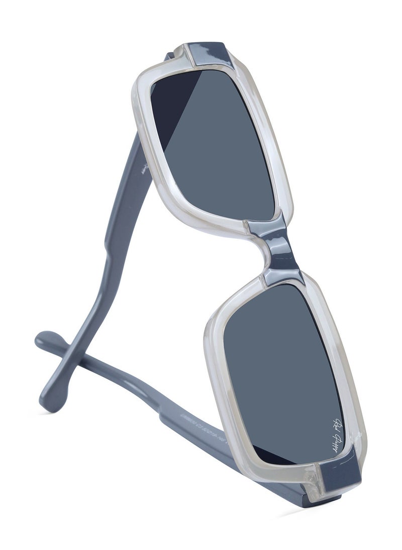 Woggles Red Pappy Flareon Black Rectangle Sunglasses  - Image 5