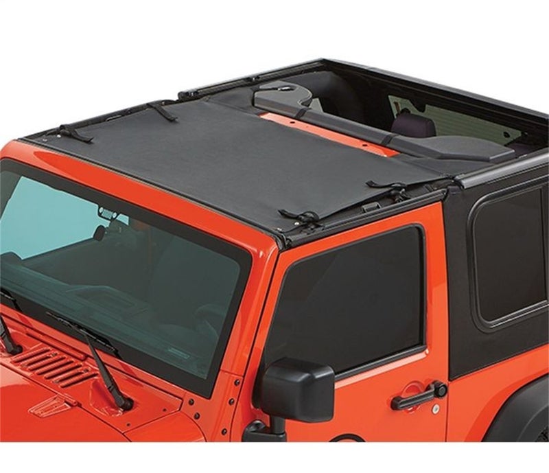 Bestop 5240035 Black Diamond Sun Bikini Top For 20072018 Wrangler JK 2DR  4DR  Targa Length