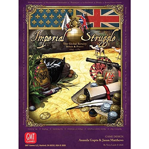 GMT Games Imperial Struggle Board Game by GMT Games 2 Players Board Games for Family 120240 Minutes of Gameplay Games for Game Night Teens and Adults Ages 14 English Version - Image 1