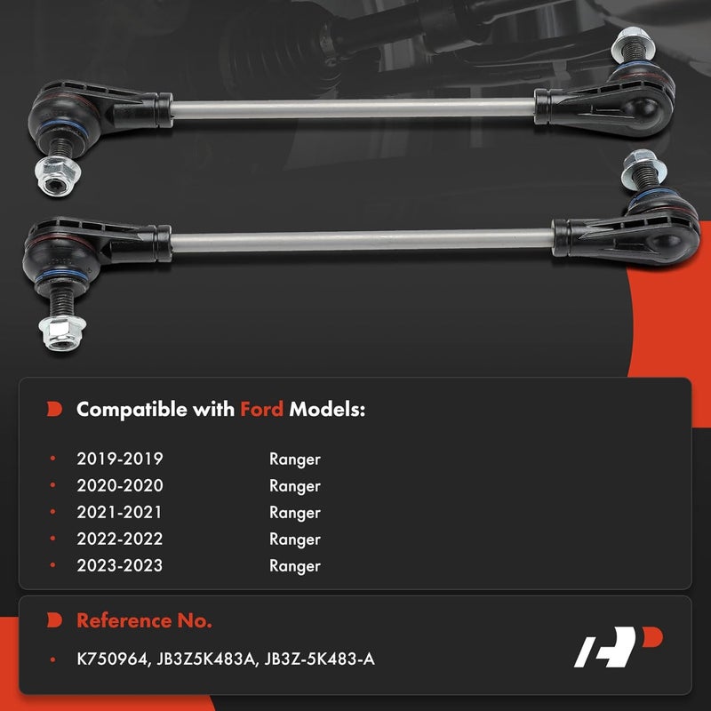 A-Premium Front Sway Bar Links for Ford Ranger - Image 2
