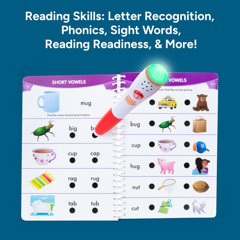 Educational Insights Hot Dots Kindergarten Reading Set - Kindergarten Workbooks with Interactive Pen, Homeschool Learning Activities, Learn to Read Activity Books for Kids Ages 5+ - Image 4