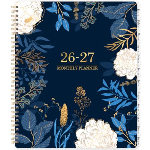Indeme 2026-2027 Monthly Planner - 2 Year Monthly Planner/Calendar 2026-2027, Jan 2026 - Dec 2027, 11" x 9", 24 Months, Tabs, Back Pocket, Holidays, Twin-Wire Binding, Note Pages - Image 1