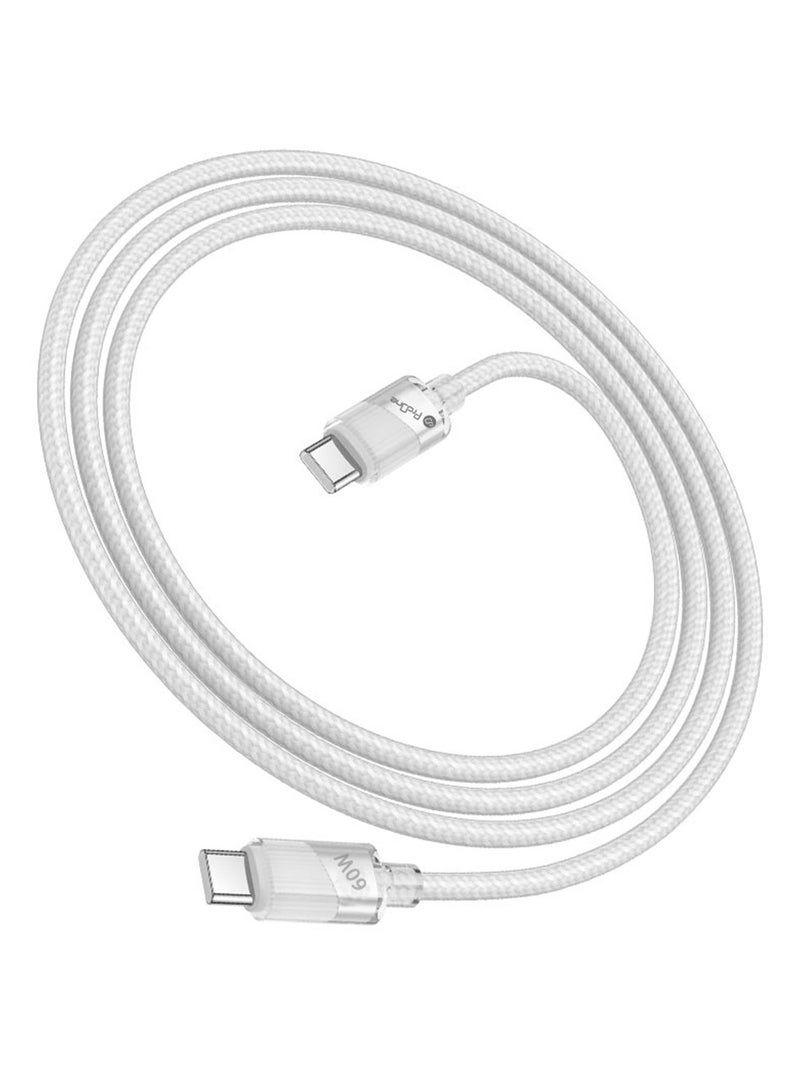 ProOne ProOne PCC131 Type-C to Type-C 60W Fast Charging and Data Transfer Cable. Durable 1m Cable, High-Speed Performance  - Image 3