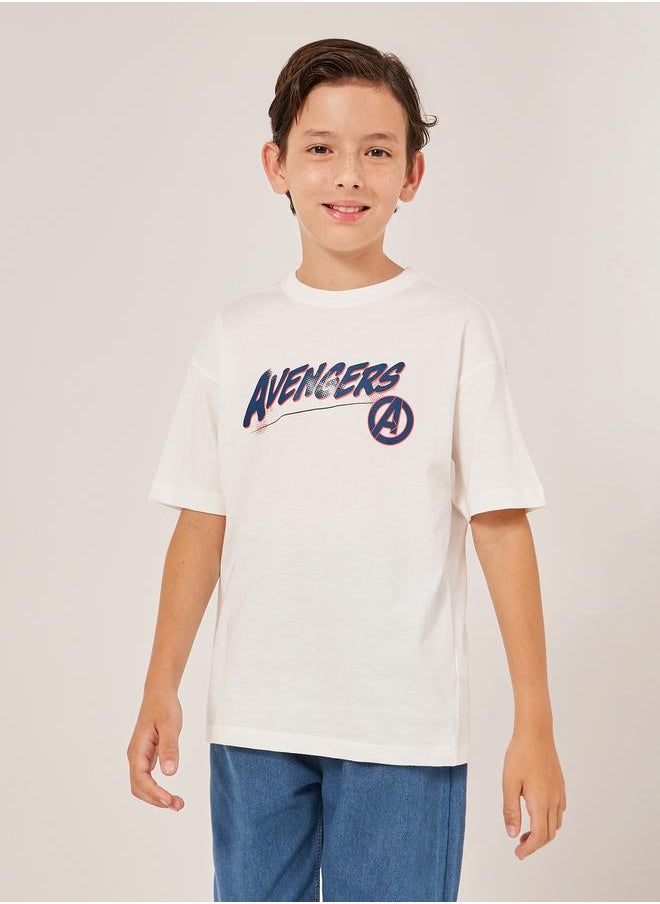 Styli - Avengers Character Printed Short Sleeve T-Shirt - Image 1