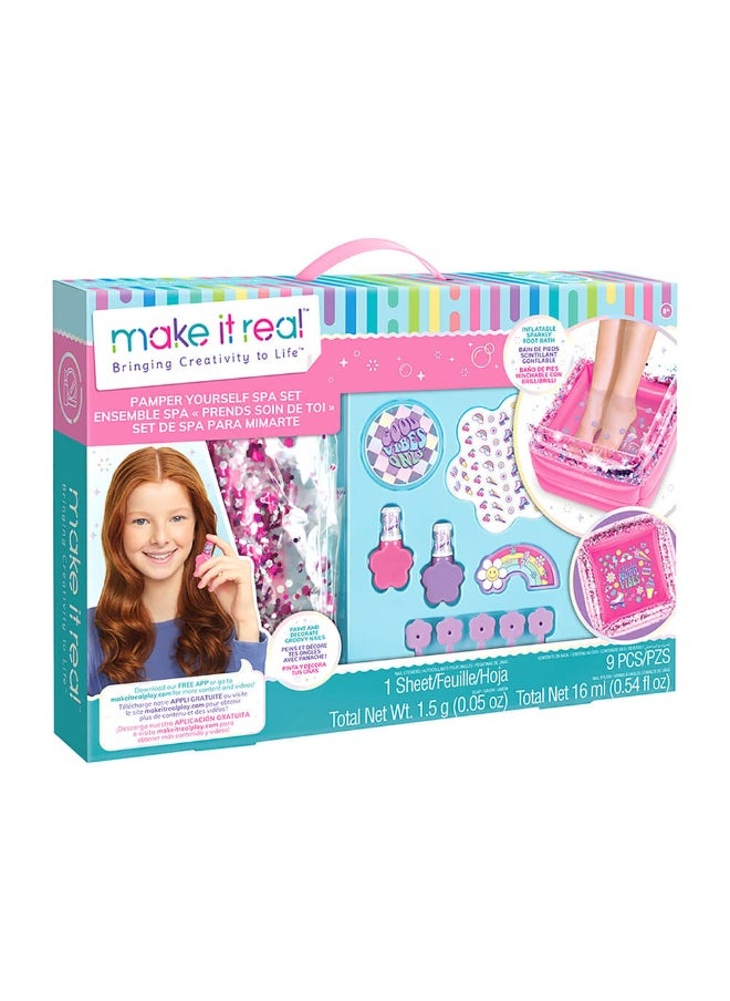 Make It Real Pamper Yourself Spa Set (9 Pieces)  - Image 1