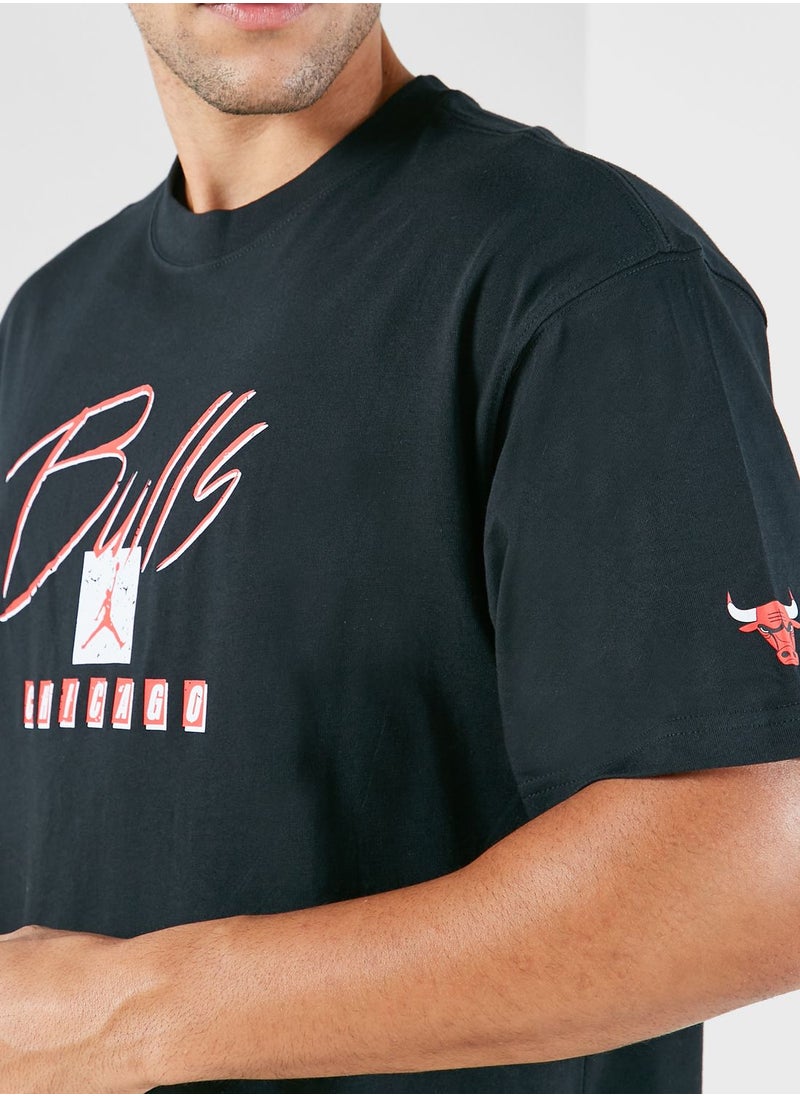 Nike - Chicago Bulls Statement M90 T-Shirt - Image 1