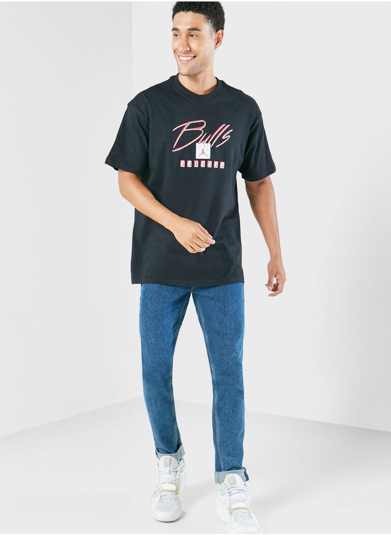 Nike - Chicago Bulls Statement M90 T-Shirt - Image 1
