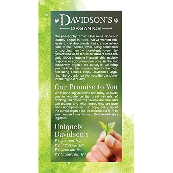Davidson's Organics, Ayurvedic Infusions, Detox, 25-count Tea Bags, Pack of 6 - Image 2