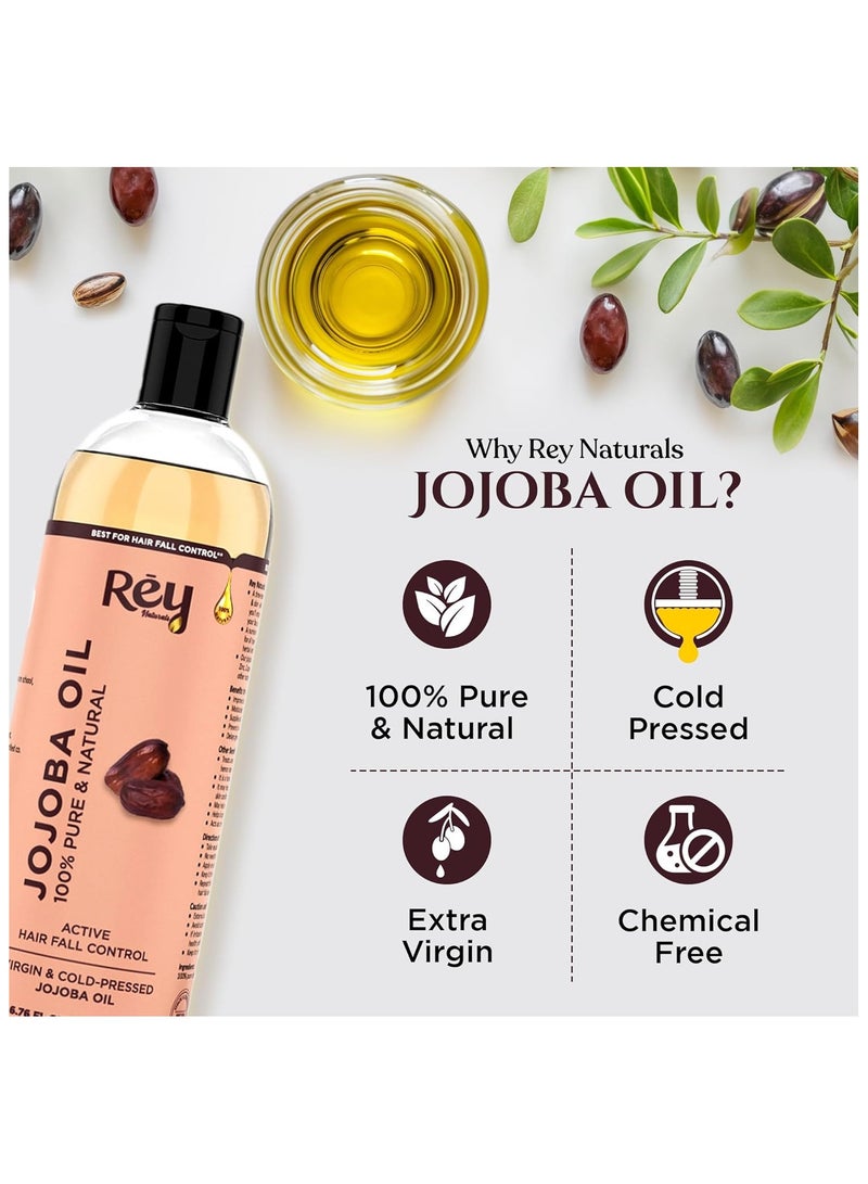 Rey Naturals ReyNaturals Olive Oil Extra Virgin | Cold Pressed Olive Oil For Massage | Extra Light Olive Oil For Skin 200 ml - Image 4