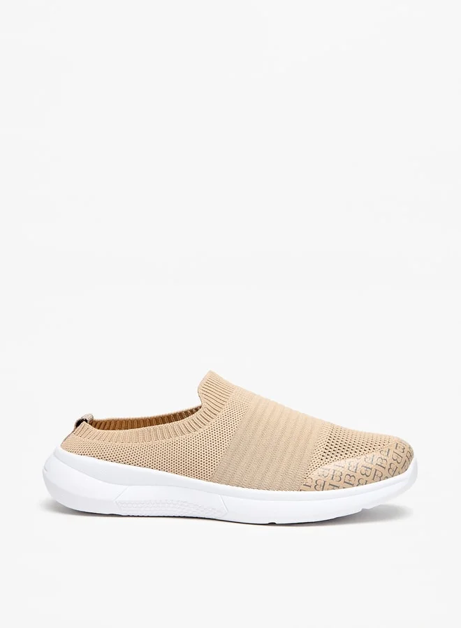 Flora Bella By Shoexpress Womens Textured Slip-On Sneakers