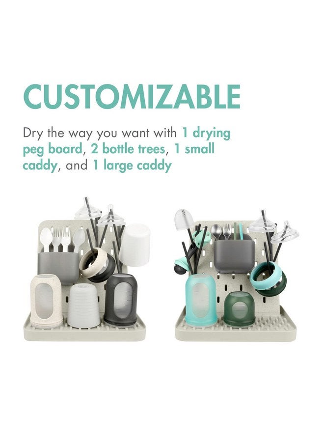 بون رف تجفيف زجاجات الأطفال الرأسي Boon Groove - رف تجفيف قابل للتخصيص للزجاجات وأكواب الأطفال وإكسسوارات الأطفال - مستلزمات تغذية الأطفال بالزجاجة - يتسع لست زجاجات أطفال - Image 5