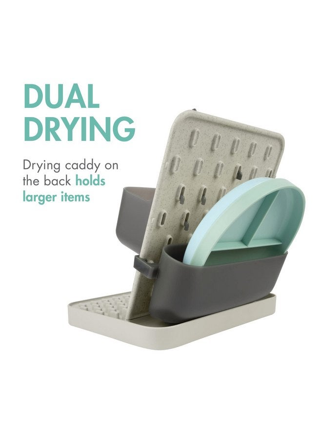 بون رف تجفيف زجاجات الأطفال الرأسي Boon Groove - رف تجفيف قابل للتخصيص للزجاجات وأكواب الأطفال وإكسسوارات الأطفال - مستلزمات تغذية الأطفال بالزجاجة - يتسع لست زجاجات أطفال - Image 4