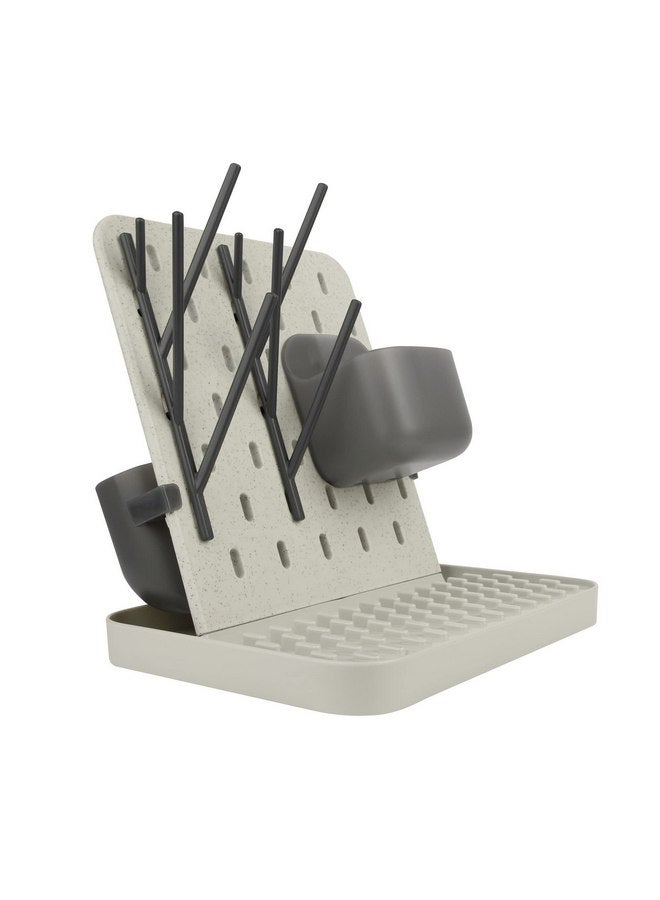 بون رف تجفيف زجاجات الأطفال الرأسي Boon Groove - رف تجفيف قابل للتخصيص للزجاجات وأكواب الأطفال وإكسسوارات الأطفال - مستلزمات تغذية الأطفال بالزجاجة - يتسع لست زجاجات أطفال - Image 1