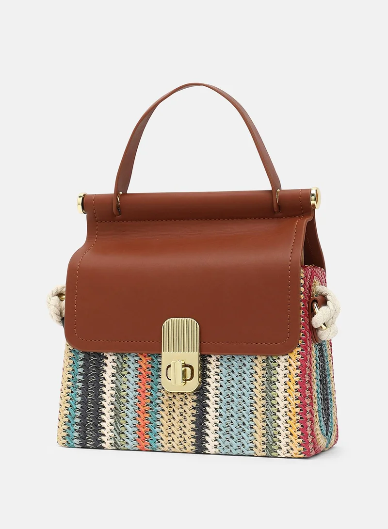 صوص هاوت The Small Straw-Médecin Hand Bag
