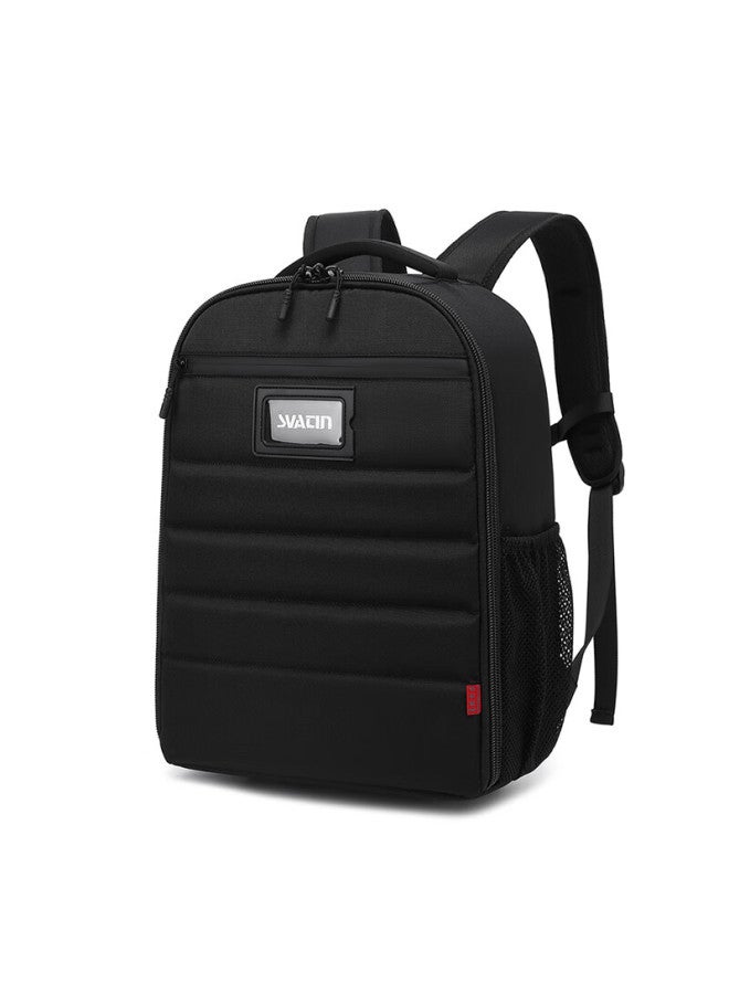 Statin Satin S40 High-quality Fabric Large Capacity Professional Backpack Camera Bag For Dslr Cameras, Outdoor Portable Digital Mirrorless Camera Rain Cover Laptop Bag - Image 3