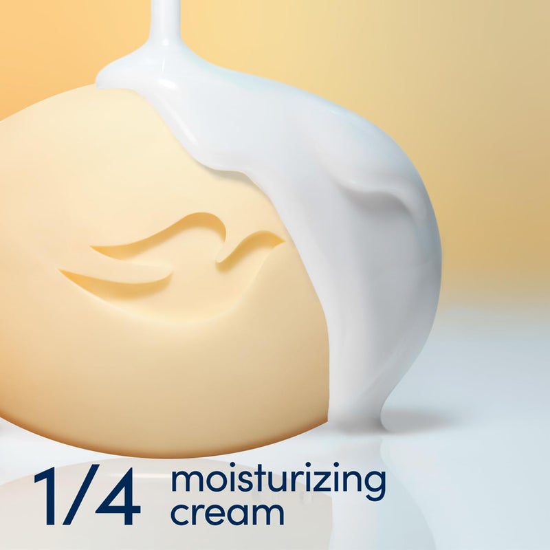 Dove صابون دوف بار بالشيا وزبدة الشيا برائحة الفانيليا الدافئة من دوف للجنسين - 2 × 4.75 أونصة (135 جرام) ، عبوة 2 - Image 3