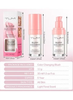 TLM TLM Color-Changing Foundation & Concealer Set – Moisturizing BB Cream & Adaptive Liquid Blush  - Image 3