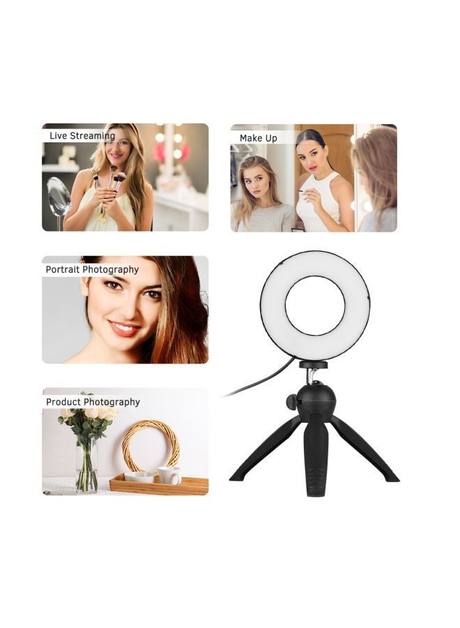 NIBEMINENT LED Photography Ring Light Lamp White - Image 3