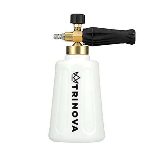 TriNova Foam Cannon for Pressure Washer - Original Wide Neck, Wide Base Heavy Duty Foam Gun for Detailing - Image 1