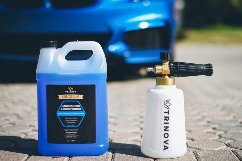 TriNova Foam Cannon for Pressure Washer - Original Wide Neck, Wide Base Heavy Duty Foam Gun for Detailing - Image 5