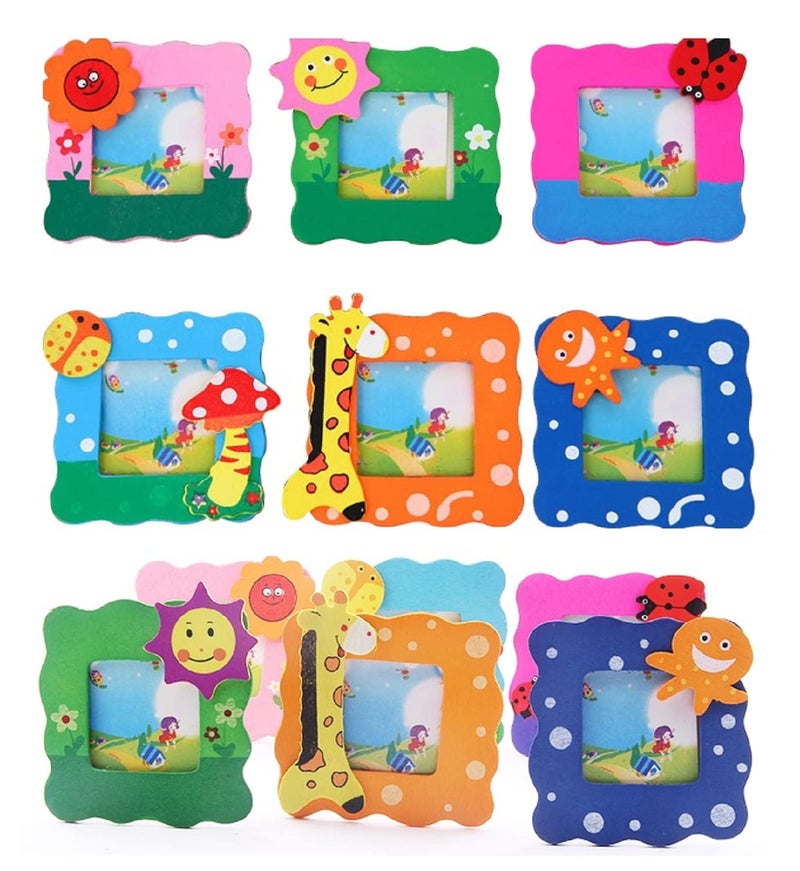 SILLYME 5pc Cute Wooden Photo Frame - return gifts birthday party - return gift for kids age 6-10 10-12 - birthday return gift for kids 6-12 - kanjak gifts for girls pack of 12 - Image 5