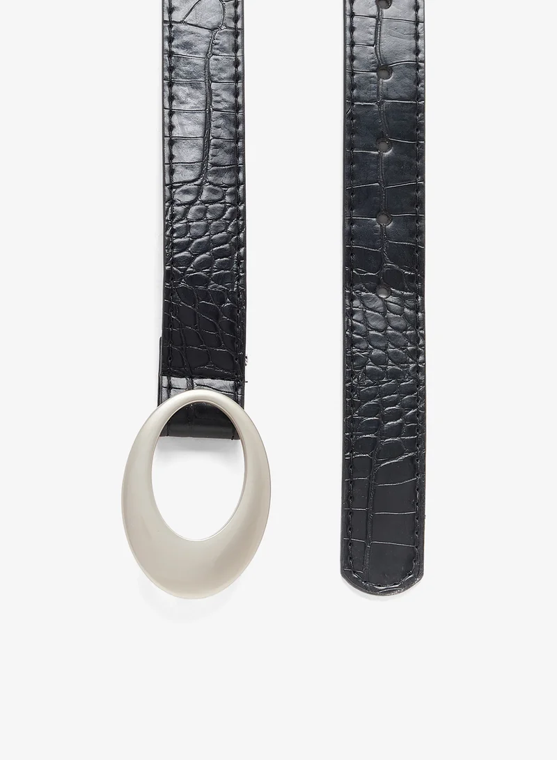 Ginger Oval Buckle Vintage Belt