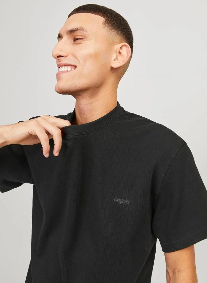 JACK & JONES Rib Crew Neck T-Shirt