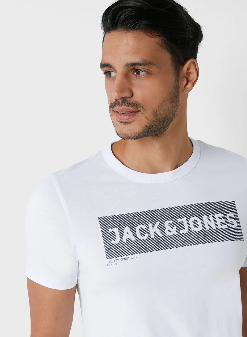 JACK & JONES Shawn Slim Fit Crew neck T-shirts