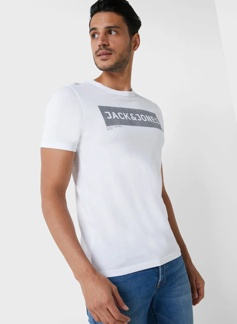 JACK & JONES Shawn Slim Fit Crew neck T-shirts
