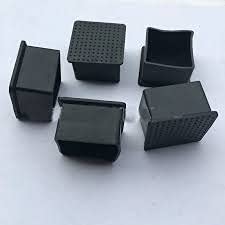 Lucknow Crafts Caps for Metal Stool Tables Furniture Legs Guard NonSkid Non Slip Noise Reduction 24 Pcs 20mm x 20mm Square - Image 1