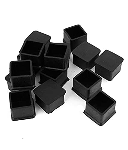 Lucknow Crafts Caps for Metal Stool Tables Furniture Legs Guard NonSkid Non Slip Noise Reduction 24 Pcs 20mm x 20mm Square - Image 4