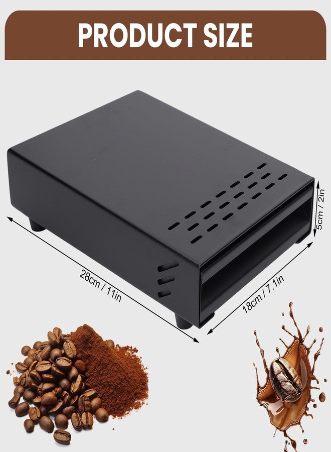 WGFOIP Stainless Steel Knock Box Drawer with Removable Handle, Under Grinder Grounds Bin, Non Slip Base for Coffee Machines - Image 3